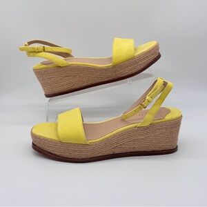 Lauren Ralph Lauren Women's Leona Suede Espadrille Wedge Sandal